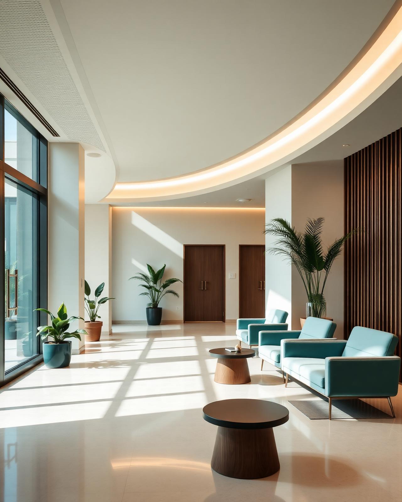 Lobby da Andes Clinic em Aracaju